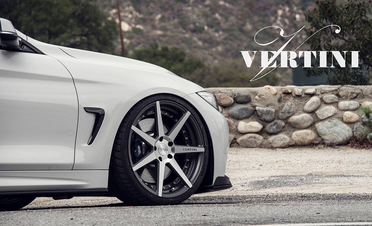 Vertini Dynasty Slate Grey Machined on BMW 435